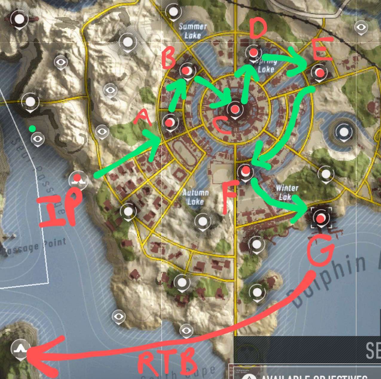 Operation Staghorn route image